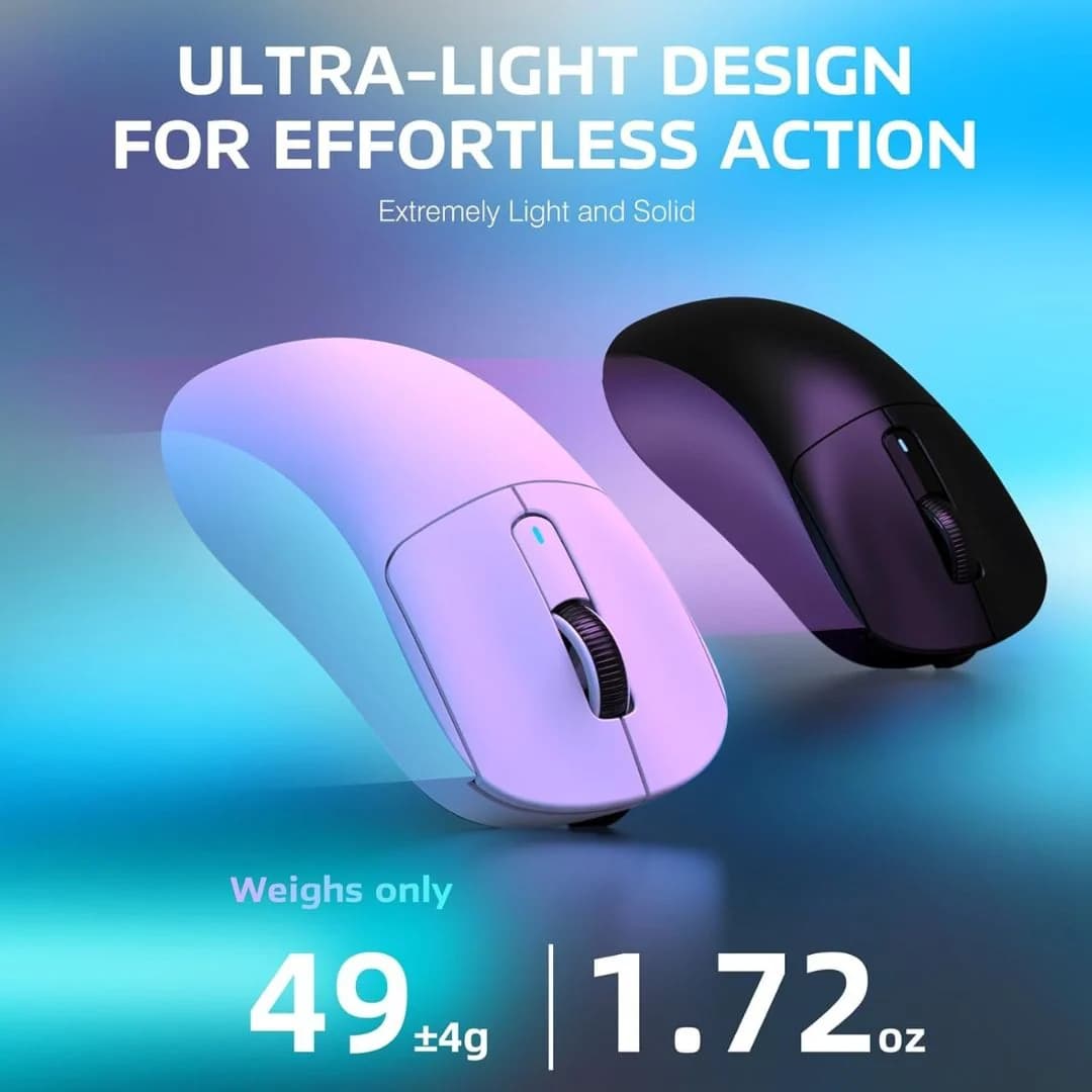 ATTACK SHARK X3PRO Wireless Gaming Mouse - White — thumbnail 4 of 7