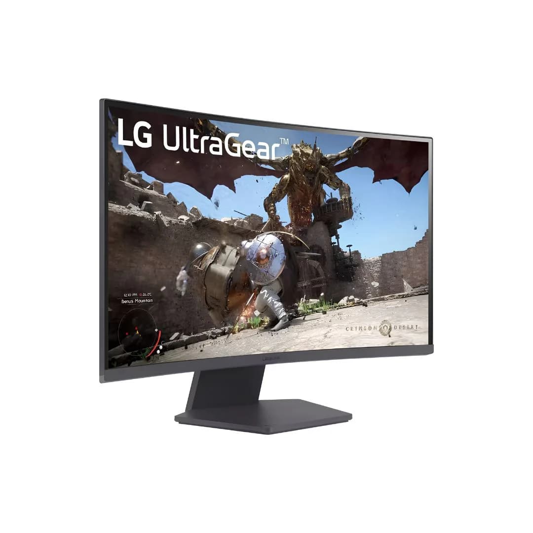 LG 27GS60QC-B 27 inch, 2K QHD (2560x1440) 180Hz, VA Curved, Monitor — thumbnail 2 of 4