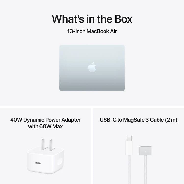 Apple 13" MacBook Air M5 10-Core CPU - 16GB  RAM - 512GB SSD - 8-Core GPU - Arabic (Sky Blue) — thumbnail 8 of 8