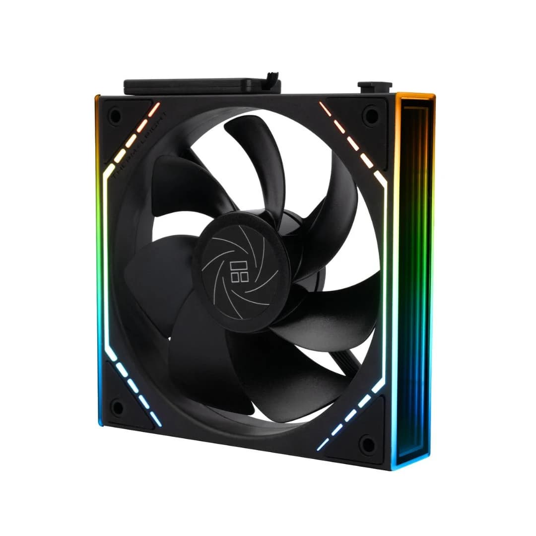 Thermalright TL-M12QR X3 Reverse Fan Kit 120mm 3 Fan ARGB - Black — thumbnail 2 of 5