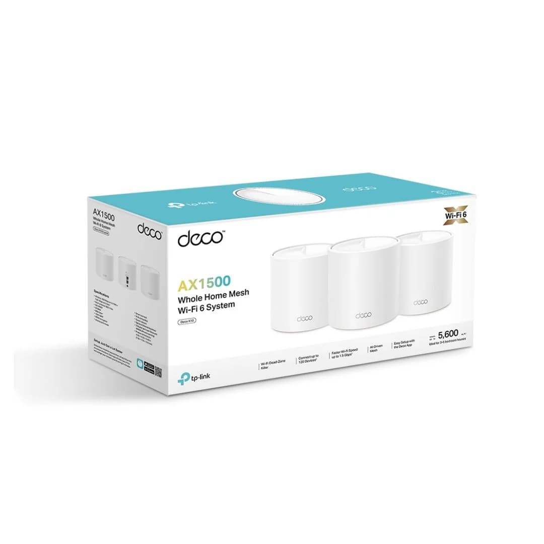 TP-Link Deco X10 AX1500 Whole Home Mesh Wi-Fi 6 System 3-Pack — thumbnail 7 of 7