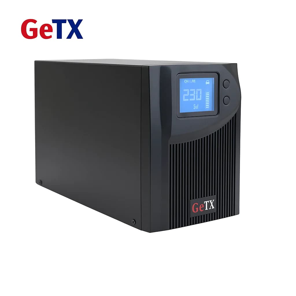 UPS Getx 1000va, 1KV Online - GXK-1-1-1-CO  (LCD, Battery 12V-9A *2)