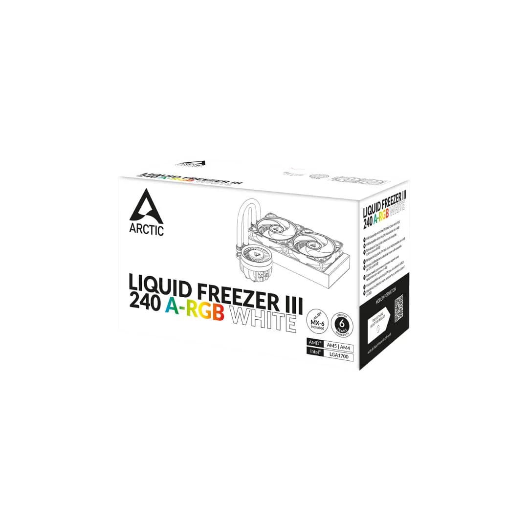 Arctic Liquid Freezer III 240 A-RGB - White — thumbnail 3 of 7