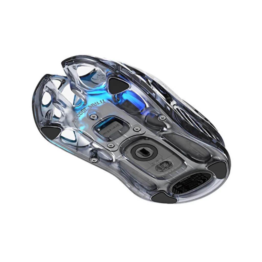GravaStar Mercury M2 Wireless Gaming Mouse - Transparent Black — thumbnail 3 of 4