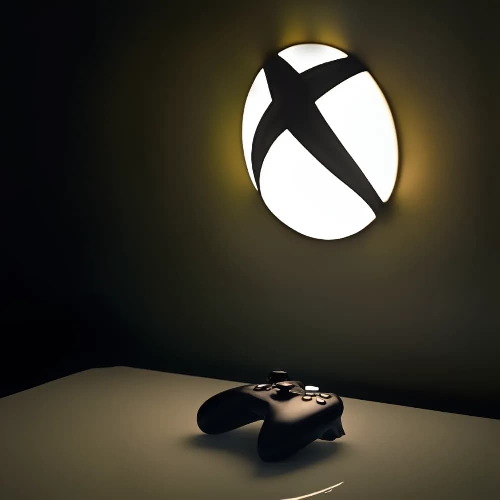 3D LED Xbox logo 