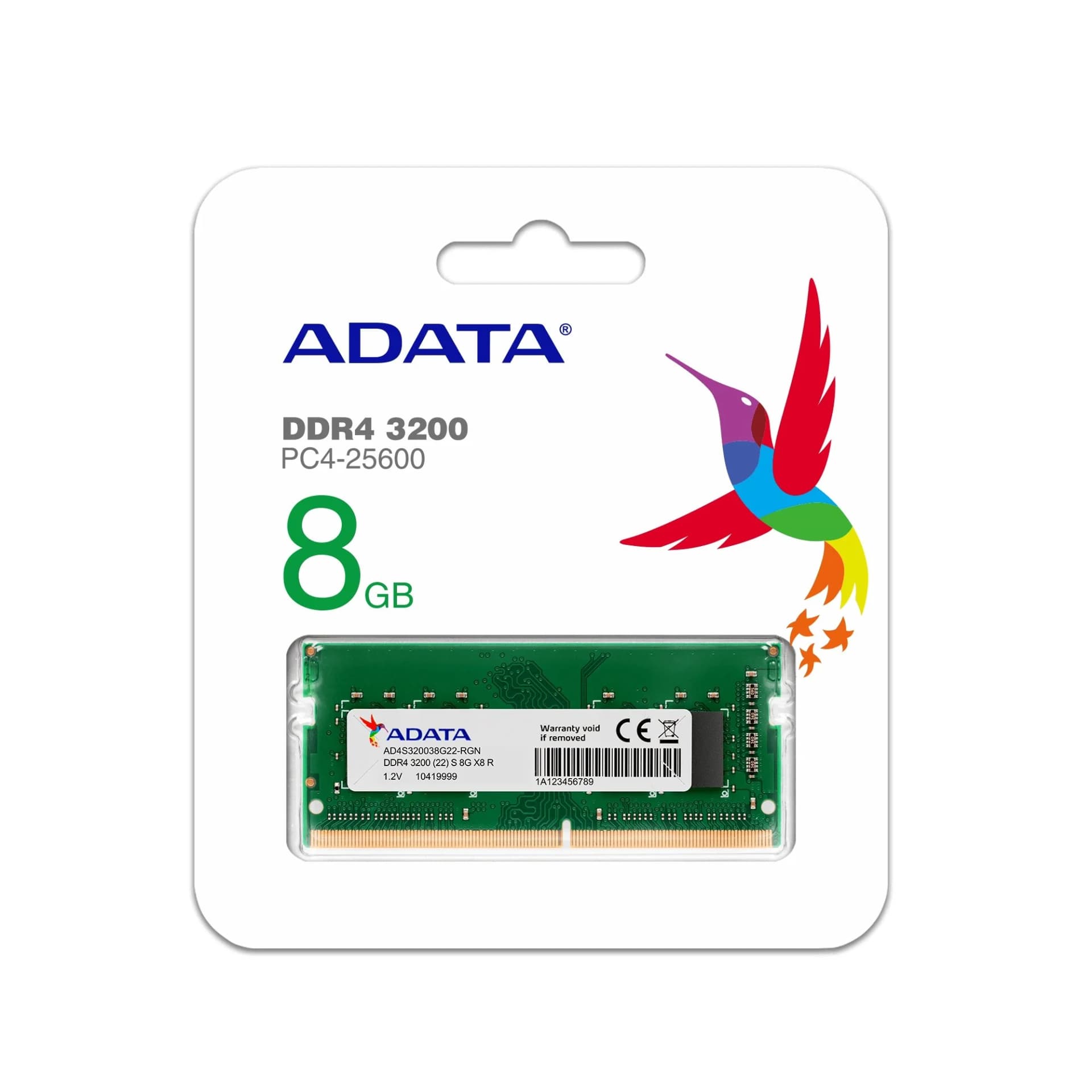 ADATA Premier DDR4 3200 - 8GB - 260-pin SO-DIMM Laptop RAM — thumbnail 3 of 3