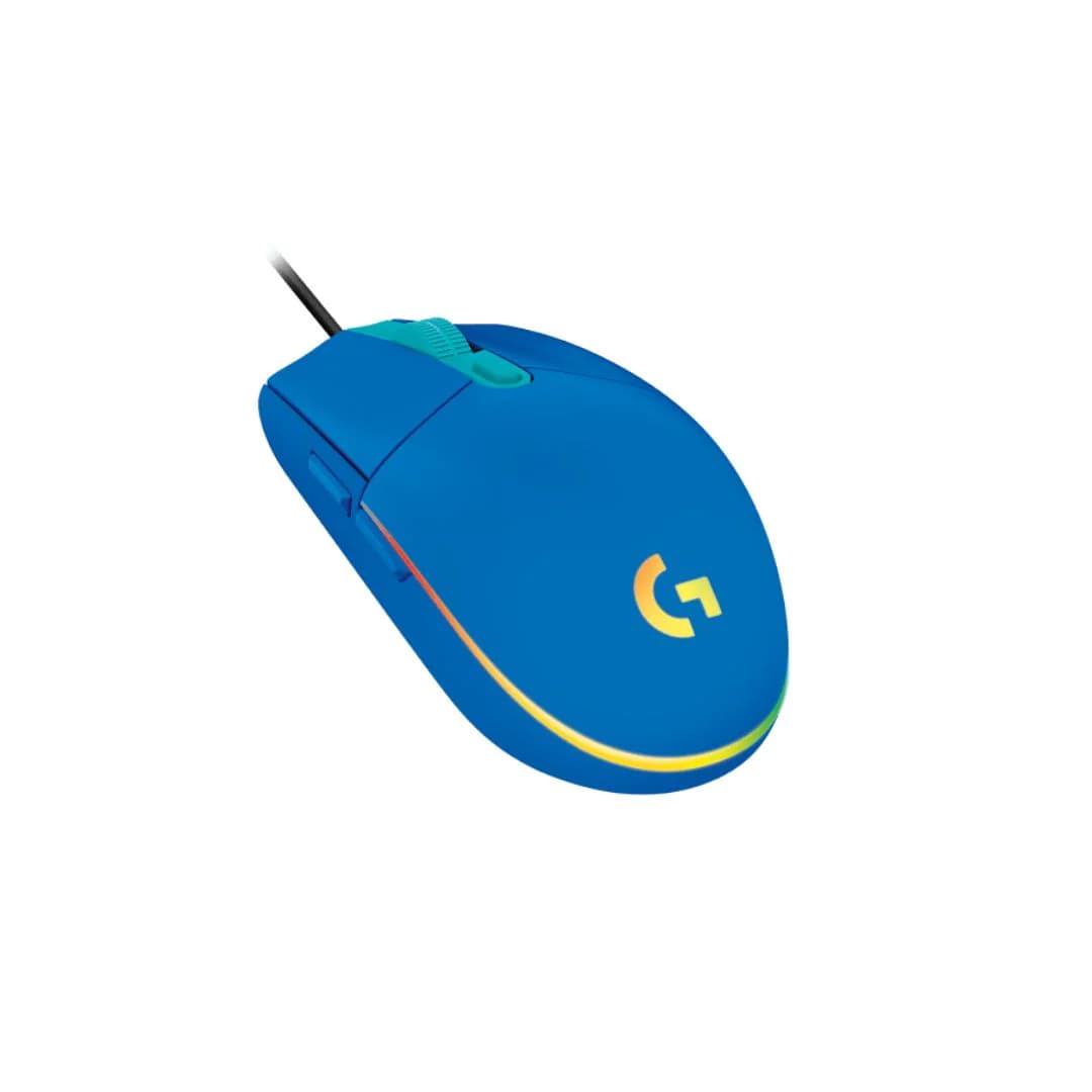 Logitech G203 Blue Wired Gaming Mouse — thumbnail 4 of 4