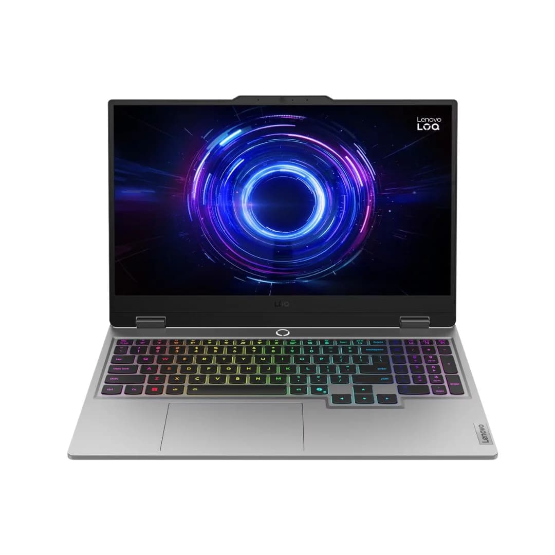 Lenovo LOQ 15IRX10 - (YPPS) Intel Core i7-13700HX, RAM 16GB, SSD 512GB, RTX 5050 8GB, 15.6 Inch FHD IPS 144Hz, Luna Grey — thumbnail 2 of 7