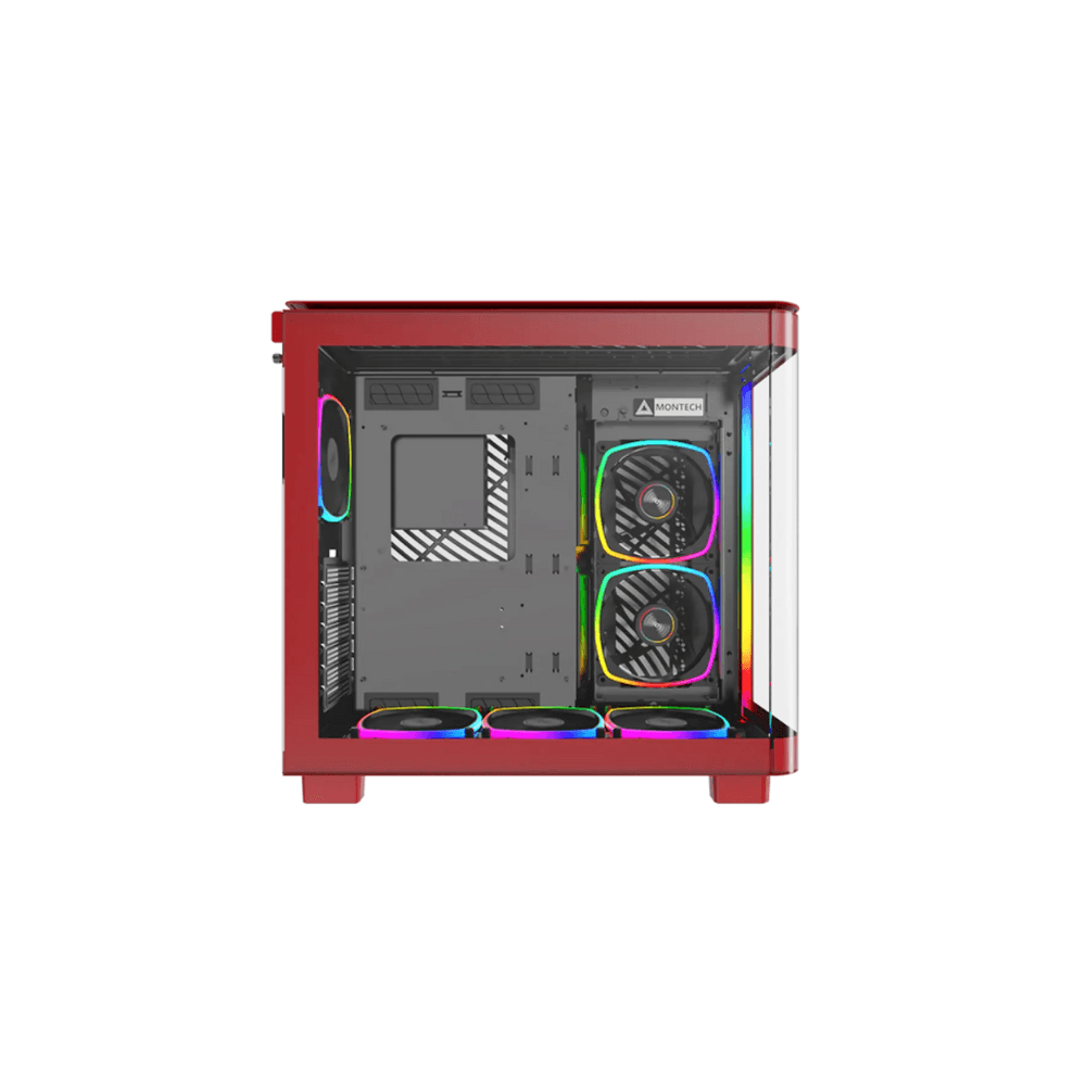MONTECH KING 95 PRO RED CASE — thumbnail 3 of 4