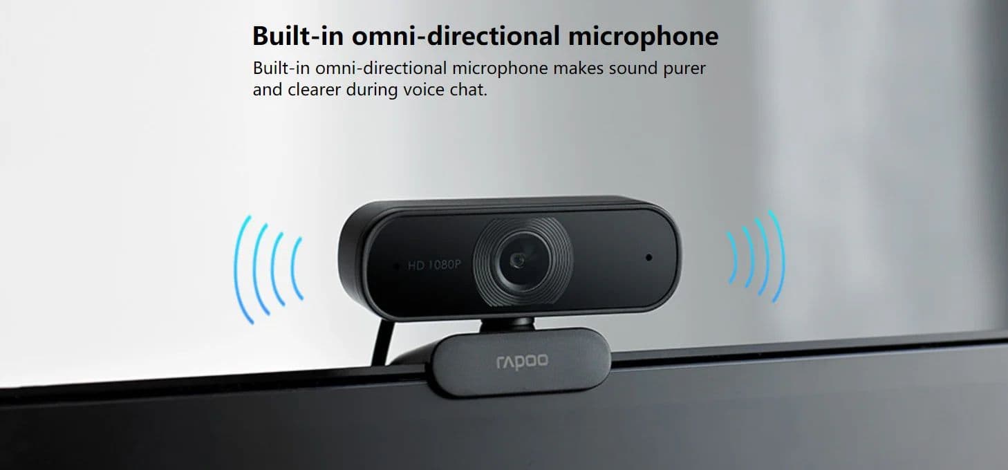 RAPOO C260 WEBCAM FULL HD 1080P — thumbnail 2 of 3