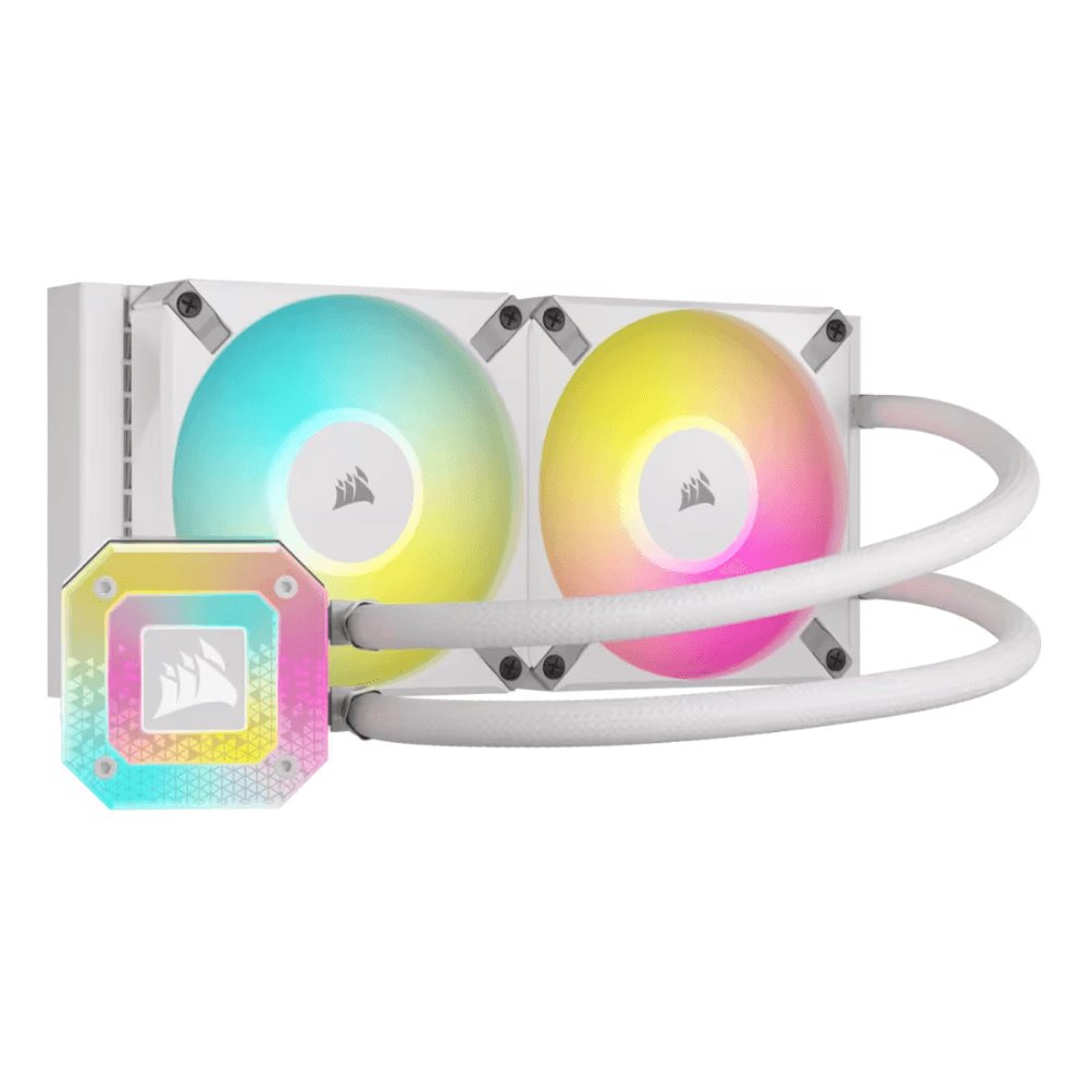 CORSAIR iCUE H100i ELITE CAPELLIX 240mm – White
