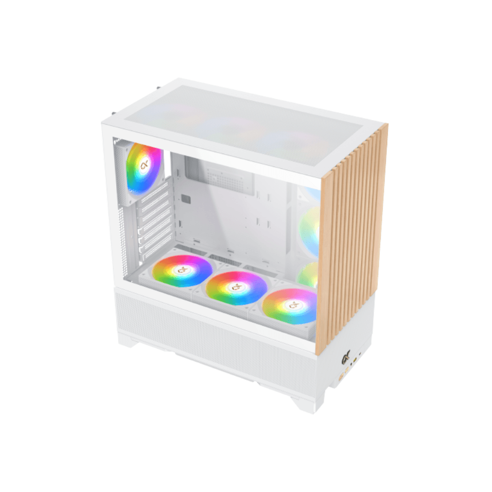 XIGMATEK ENDORPHIN WD ARCTIC– E-ATX Mid-Tower PC Case – White — thumbnail 5 of 7