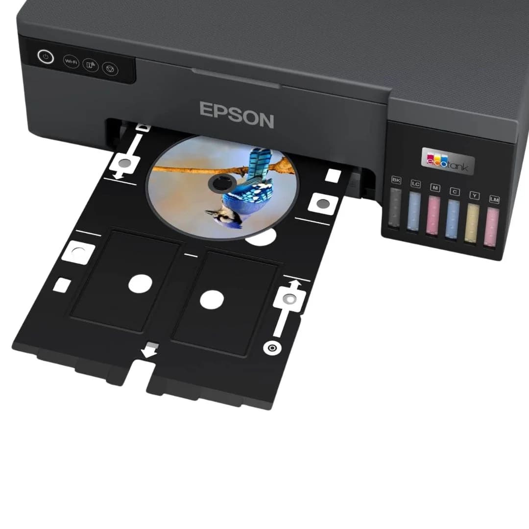 Epson EcoTank L8050 Color, A4 Wi-Fi All-in-One Ink Tank Photo Printer — thumbnail 4 of 4