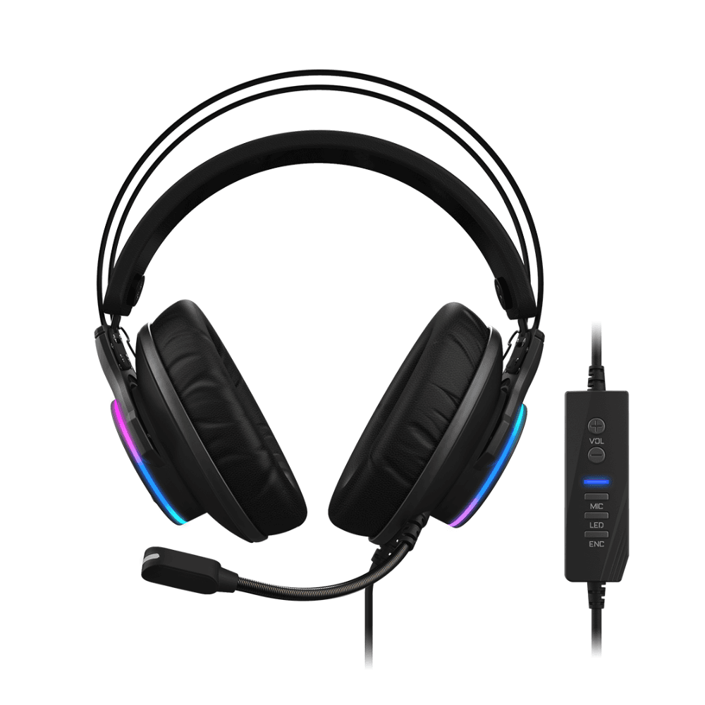 GIGABYTE AORUS H1 USB RGB Gaming Headset – Black — thumbnail 5 of 5