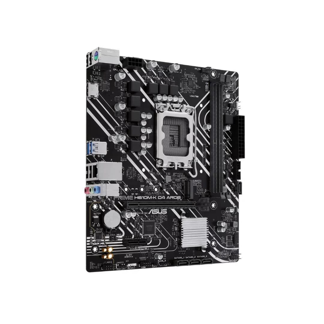 ASUS PRIME H610M-K D4 ARGB Motherboard — thumbnail 3 of 5