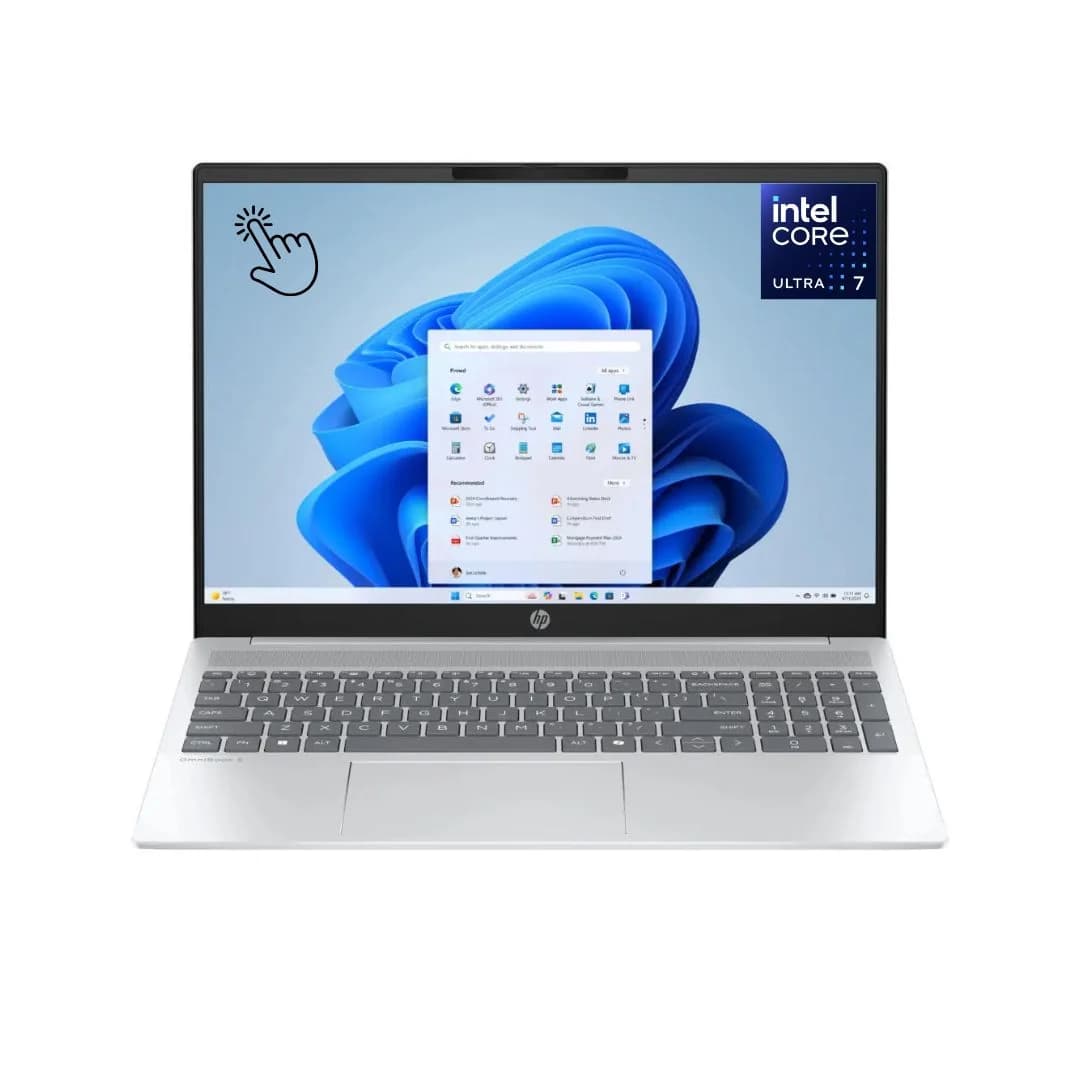 HP OmniBook 5, Intel Graphics, Ultra 7-255U, RAM 16GB, SSD 1TB, 16 Inch WUXGA IPS Touch, Silver