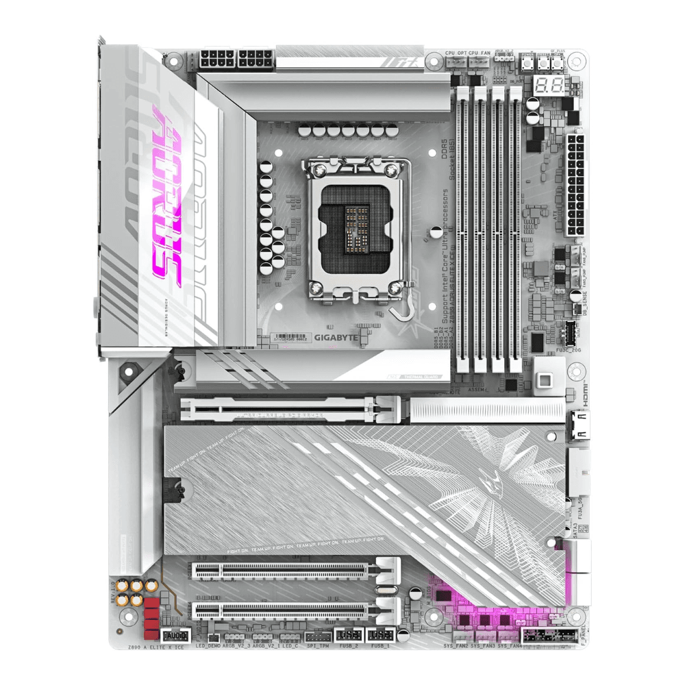 GIGABYTE Z890 AORUS ELITE X ICE 1851 LGA — thumbnail 2 of 5