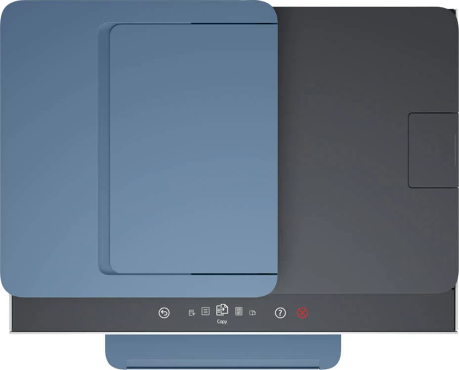 HP Smart Tank 795 All-In-One Printer, Print / Copy / Scan / Fax / ADF, Wireless Functions, Up To 15ppm Print Speed, 1200 DPI, 250 Sheets Input Capacity, Bluetooth & Wi-Fi Connectivity, Blue — thumbnail 5 of 5