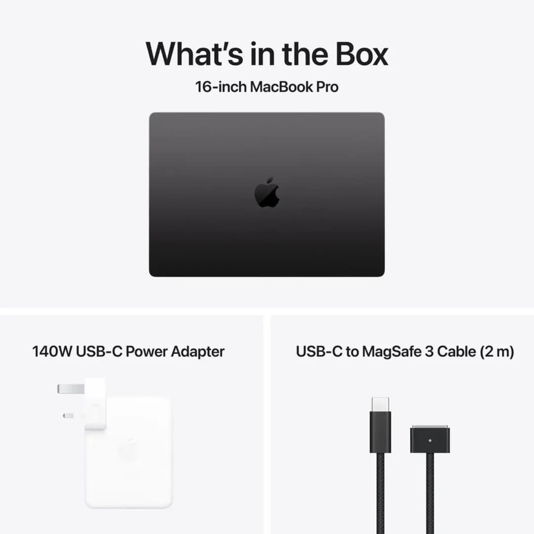 Apple Macbook Pro MGEA4AB/A - A3428, M5 (18 Core), GPU (20 Core), RAM 24GB, SSD 1TB, 16.0 (3456 x 2234), Space Black — thumbnail 4 of 5