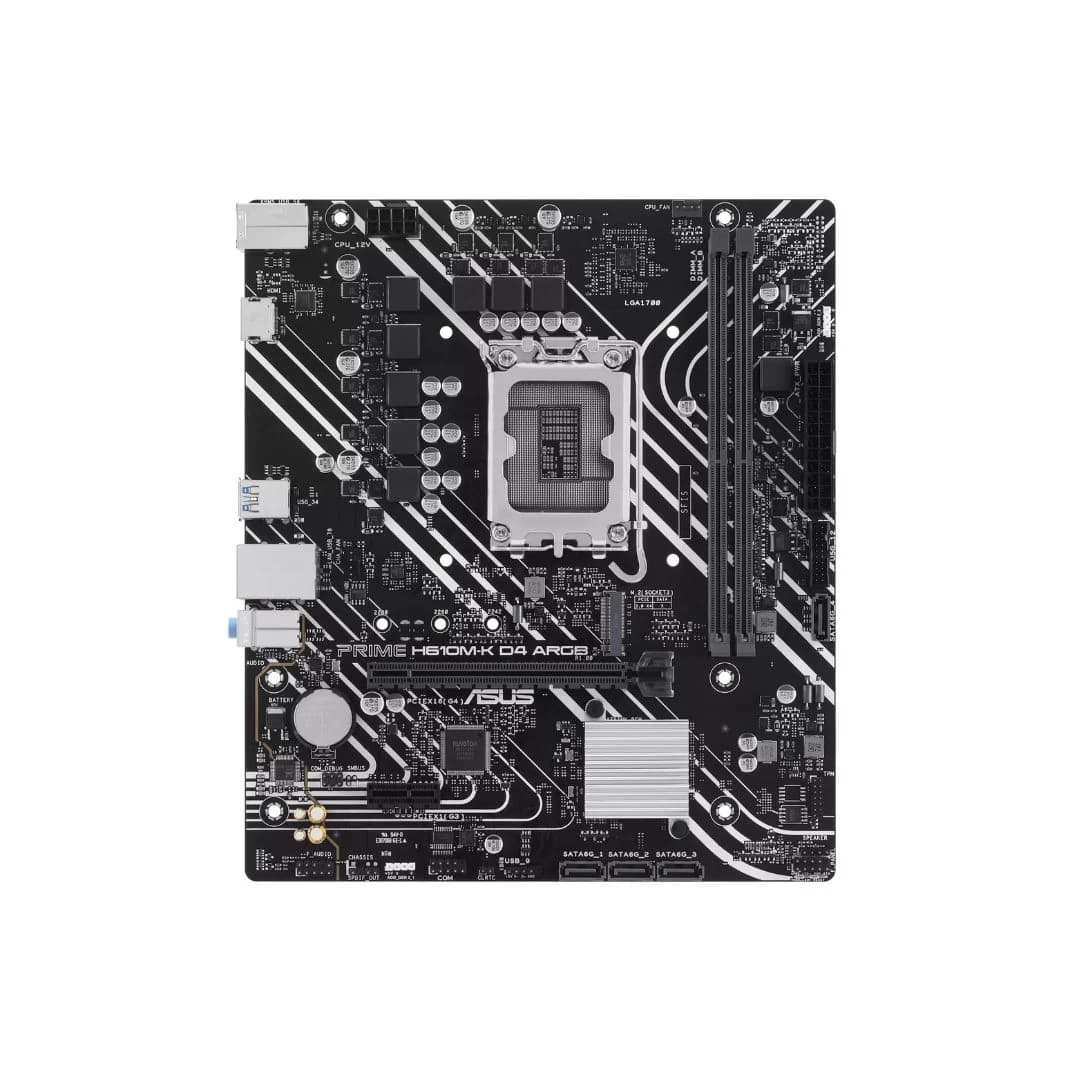 ASUS PRIME H610M-K D4 ARGB Motherboard — thumbnail 2 of 5
