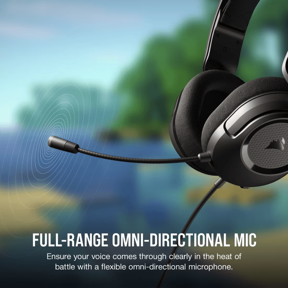 CORSAIR HS35 v2 Multiplatform Gaming Headset – Carbon — thumbnail 3 of 5