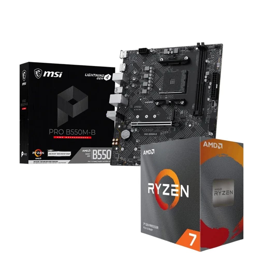 AMD Ryzen 7 5700x & MB MSI PRO B550M-B Bundle — thumbnail 1 of 4