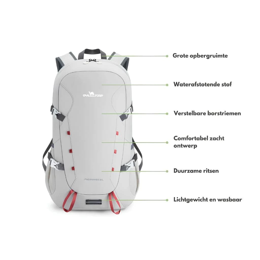 Raptor Travel Hiking Compartments Backpack 15.6-inch Laptop - of white — thumbnail 2 of 4