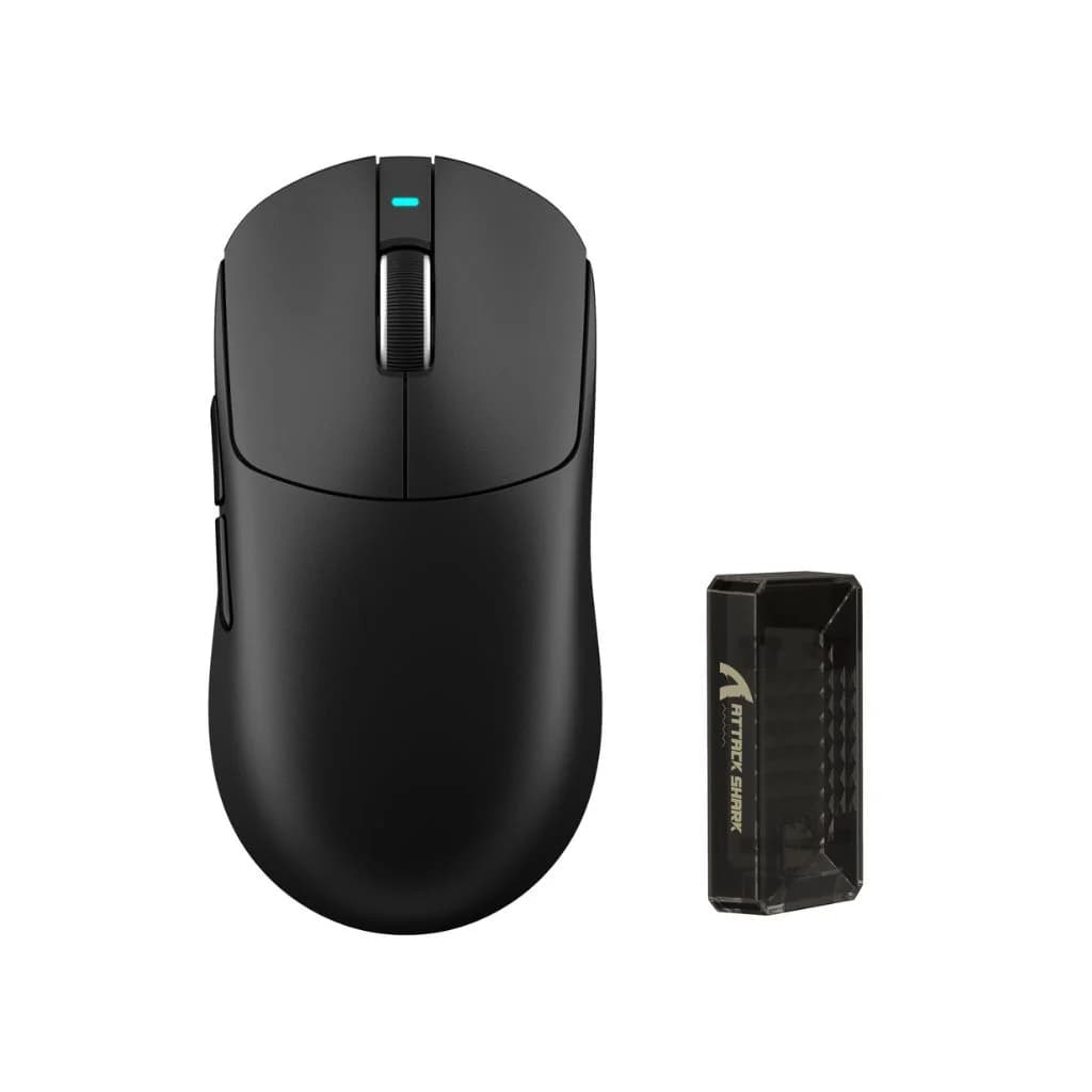 ATTACK SHARK X8 Pro Tri-mode Wireless Gaming Mouse - Black