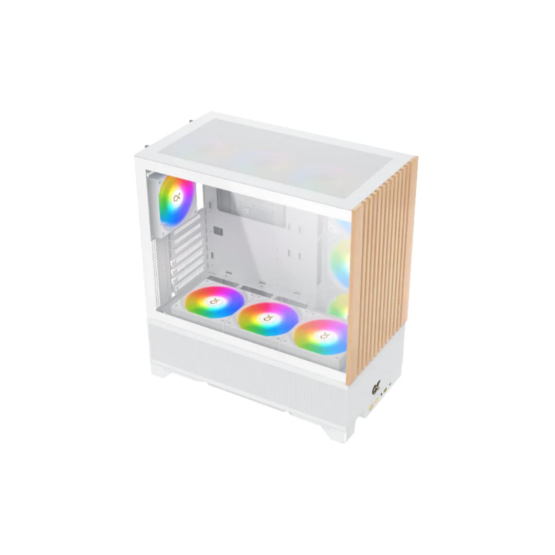 Xigmatek Endorphin WD Arctic Mid Tower Case - White — thumbnail 4 of 4