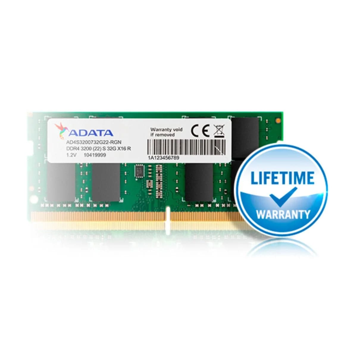 ADATA Premier DDR4 3200 - 16GB - 260-pin SO-DIMM Laptop RAM — thumbnail 3 of 4