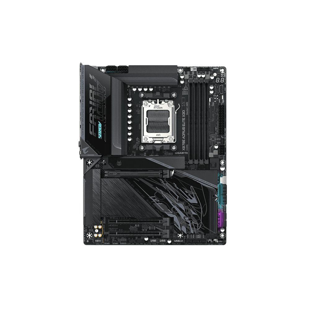 GIGABYTE X870E AORUS ELITE X3D WIFI7-Motherboard — thumbnail 2 of 4