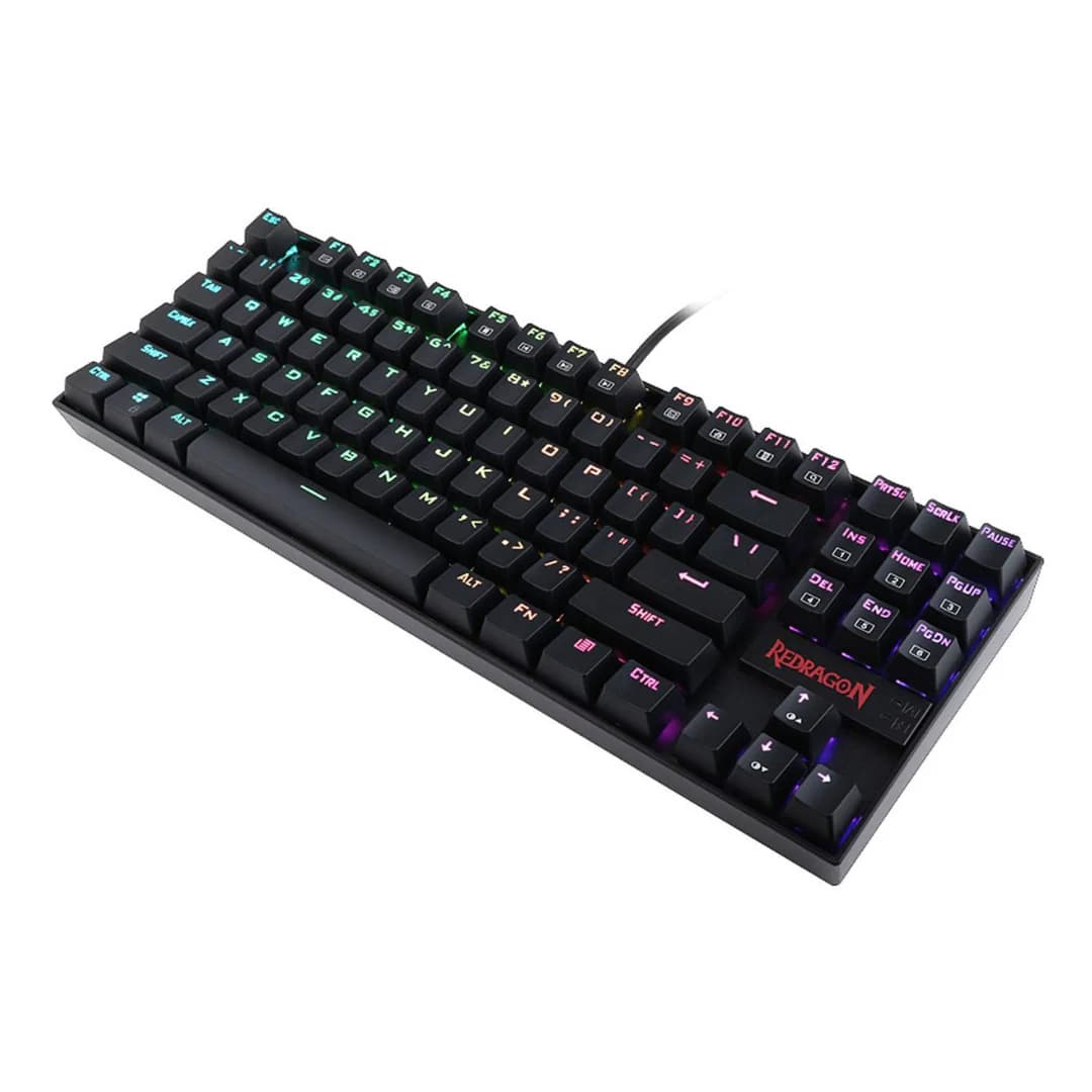 Redragon K552-RGB, Kumara, 80%, Wired, Red Switches - Black — thumbnail 4 of 4