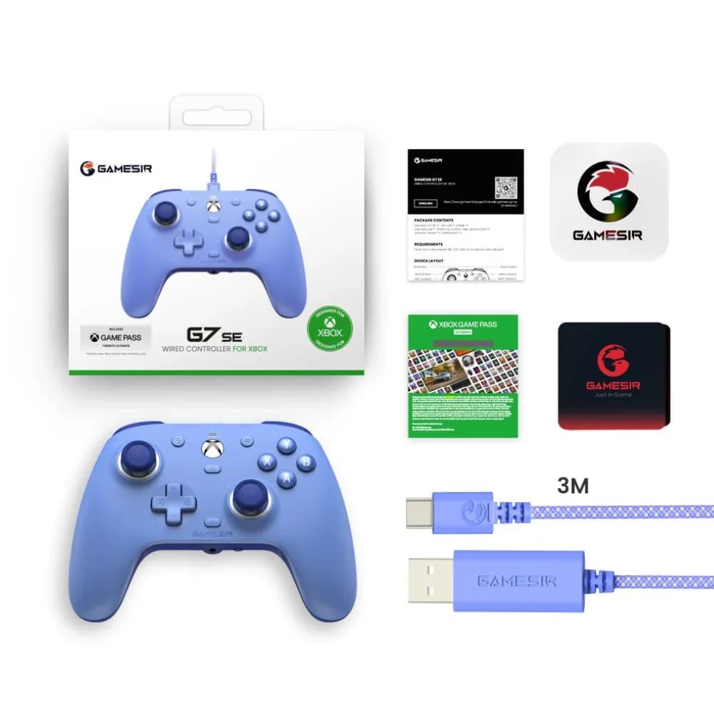 GameSir G7 SE Xbox Wired Controller - Dynamic Blue — thumbnail 4 of 4
