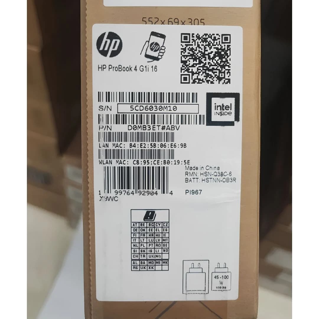 HP ProBook 4 G1i, Intel Core Ultra 7-255H, RAM 24GB, SSD 1TB, NVIDIA GeForce RTX 3050 4GB, 16 Inch WUXGA IPS, Pike Silver — thumbnail 6 of 6