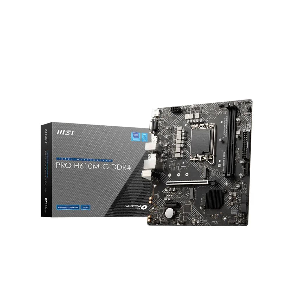 MB MSI PRO H610M-G D4 Motherboard