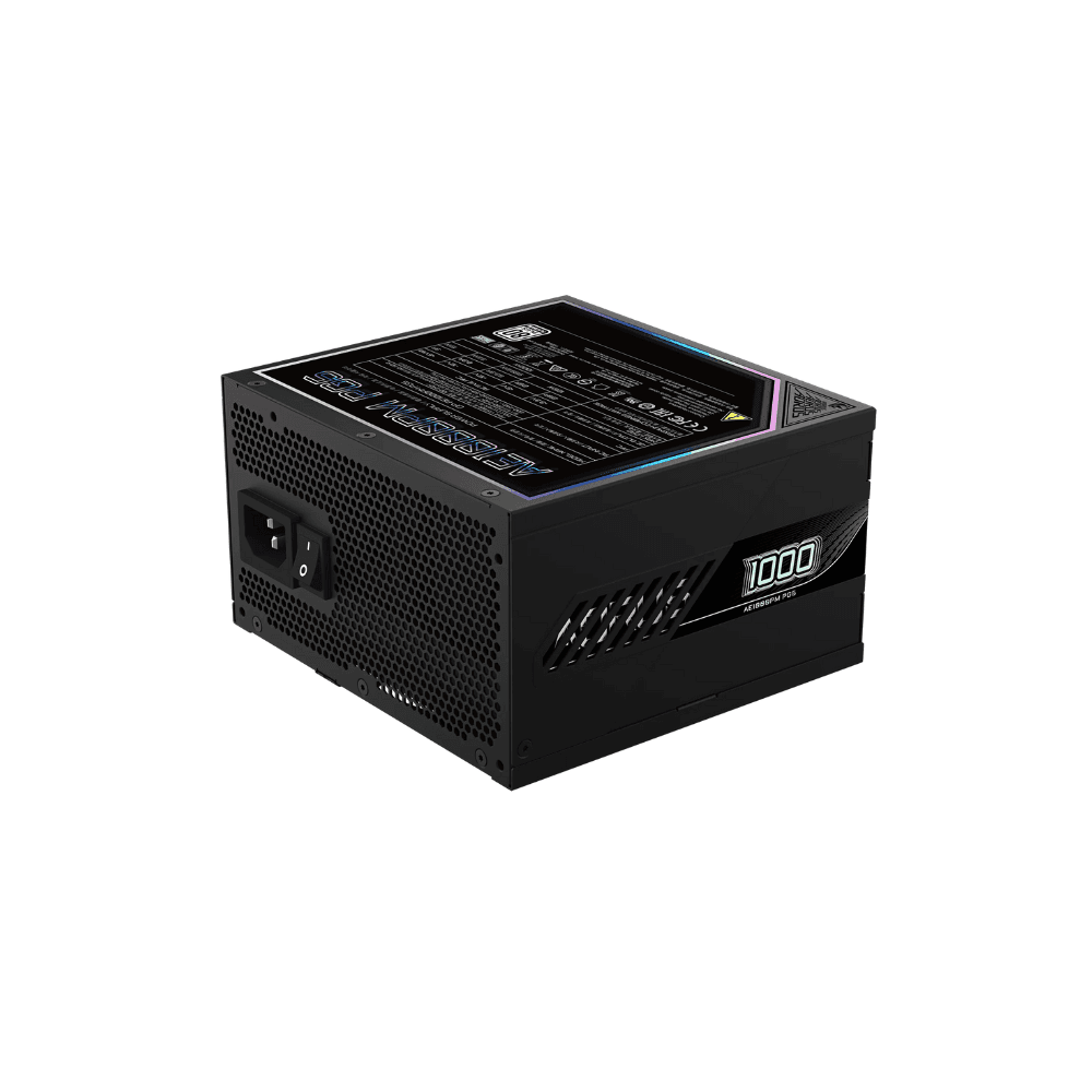 GIGABYTE AORUS ELITE GP-AE1000PM 80+ PLUSE PLATINUM BLACK Power Supply — thumbnail 3 of 3