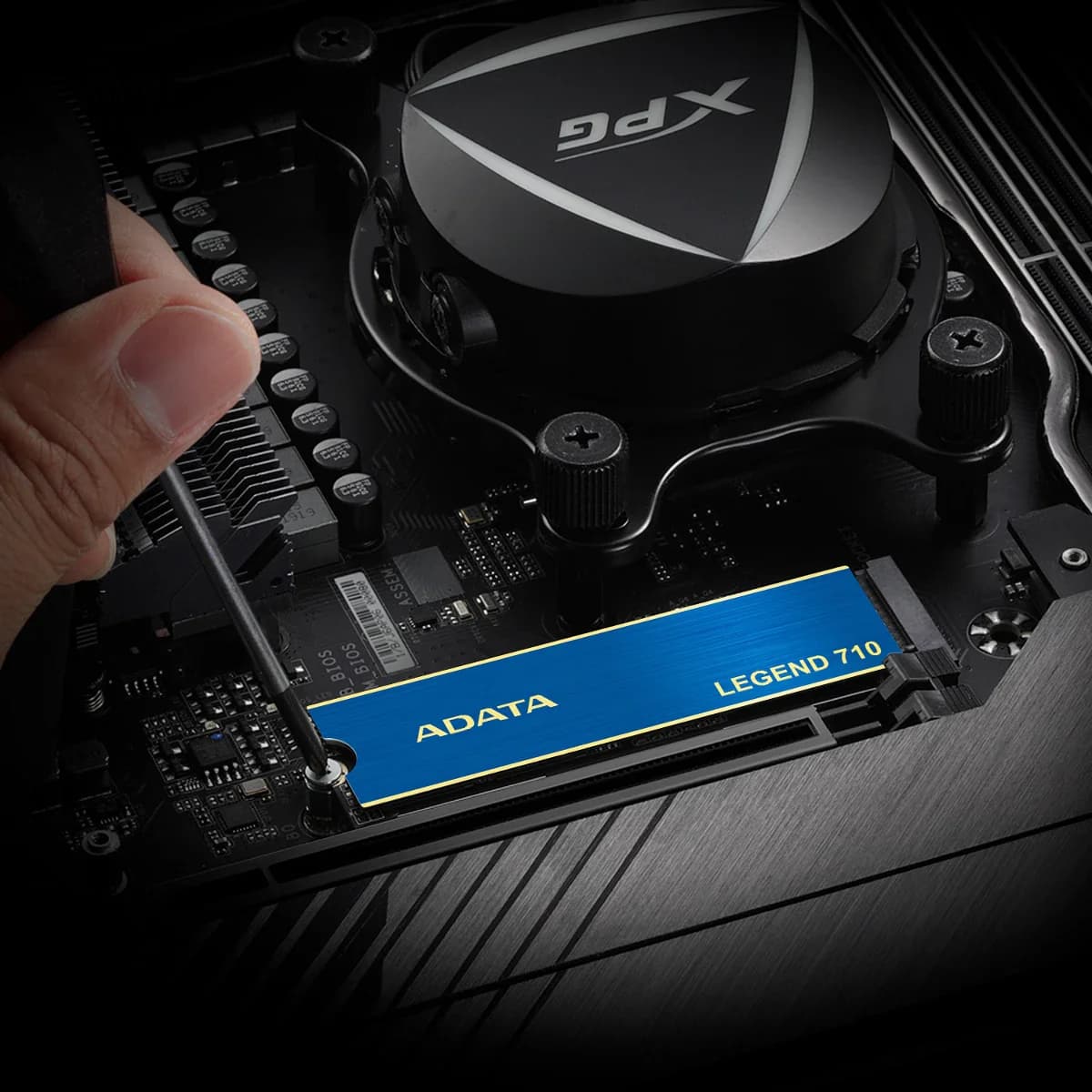 ADATA LEGEND 710 256GB PCIe Gen3x4 NVMe M.2 SSD - Up to 2,100/1,000MB/s, NVMe 1.4, HMB, LDPC ECC — thumbnail 4 of 7