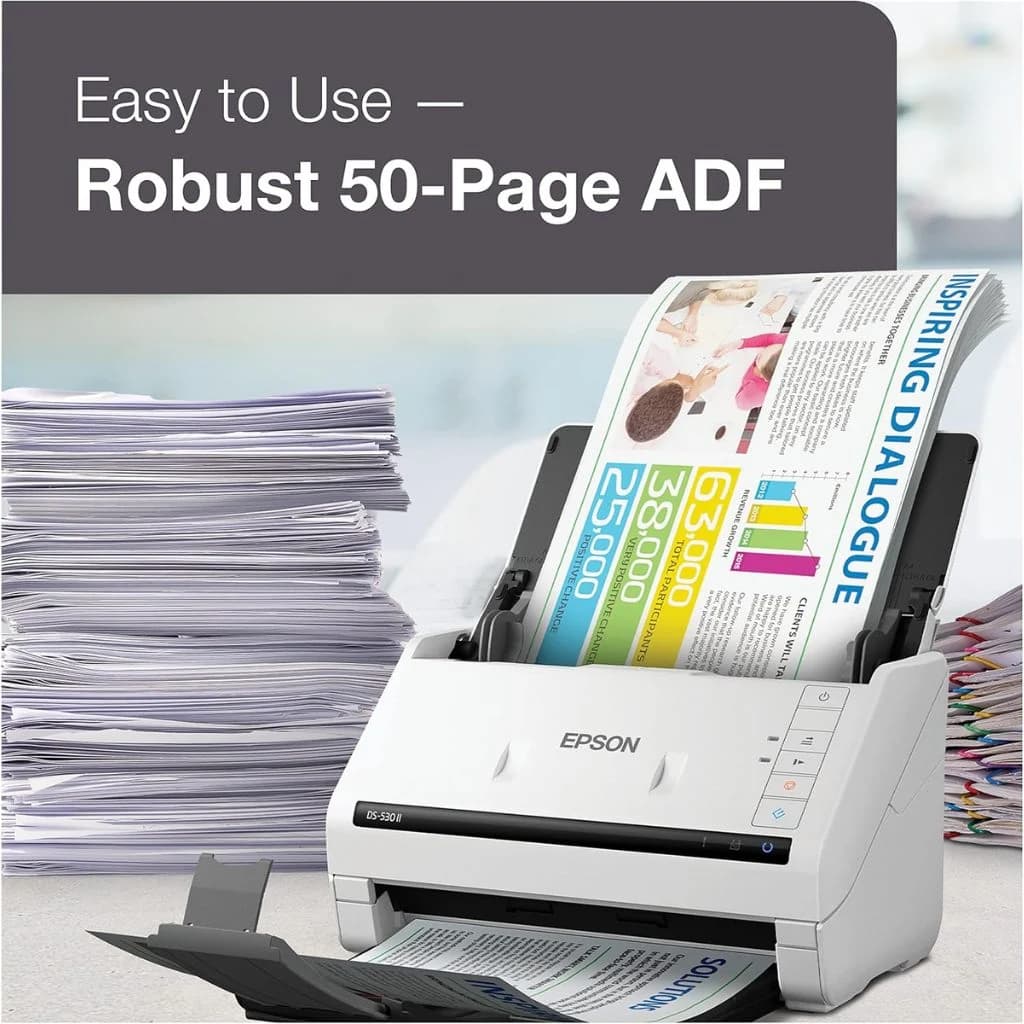 Epson DS-530 II - Color Duplex Document Scanner — thumbnail 6 of 6