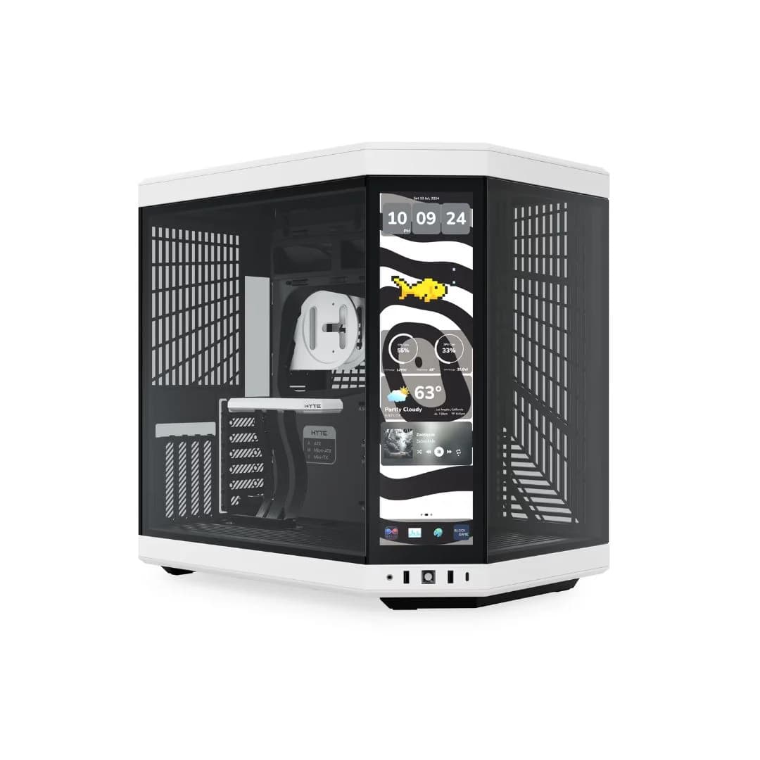 HYTE Y70 touch infinite Mid Tower ATX Case - Panda Black & White — thumbnail 1 of 6