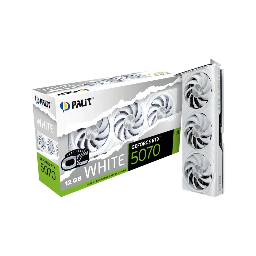 Palit GeForce RTX 5070 White 3X - 12GB