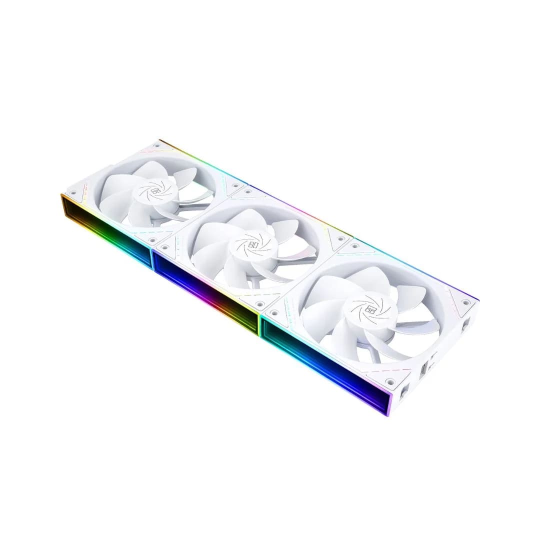 Thermalright TL-M12QR X3 Reverse Fan Kit 120mm 3 Fan ARGB - White — thumbnail 5 of 5