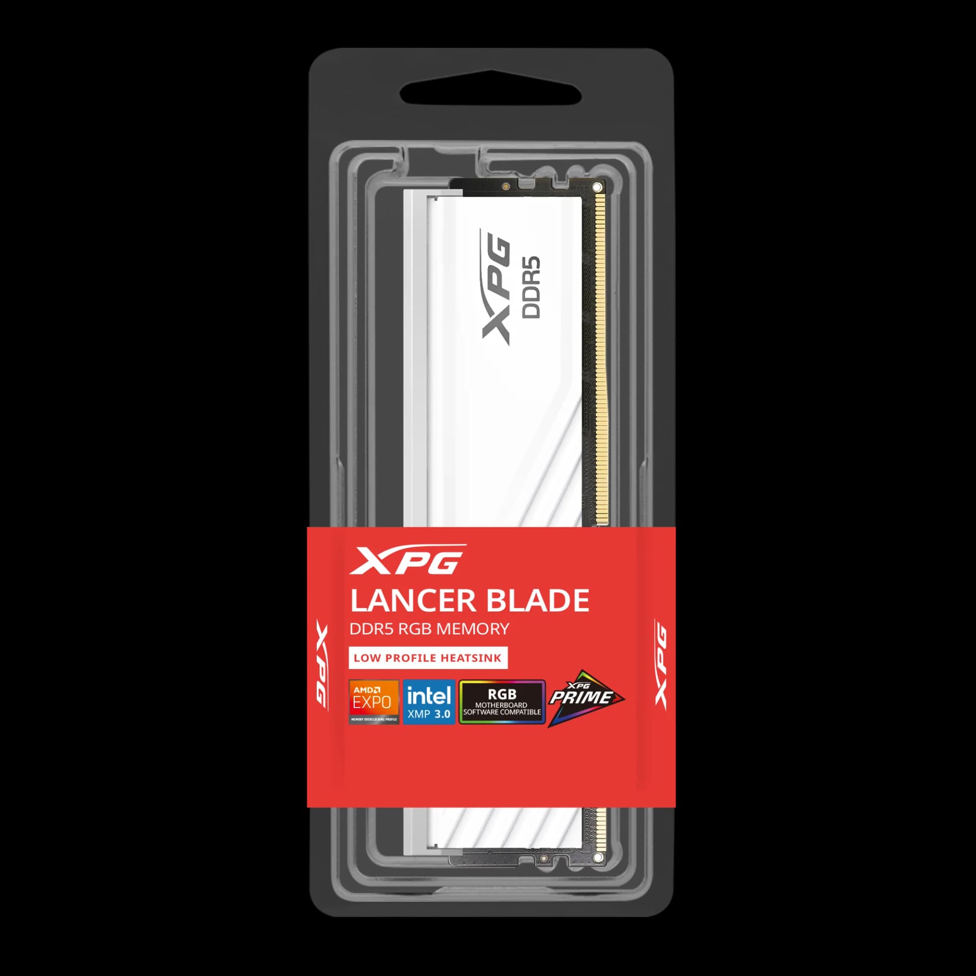 XPG Lancer Blade RGB DDR5 6000MHz 16GB CL30 UDIMM 288‑Pins Desktop SDRAM DDR5 Single Channel RAM — thumbnail 6 of 9