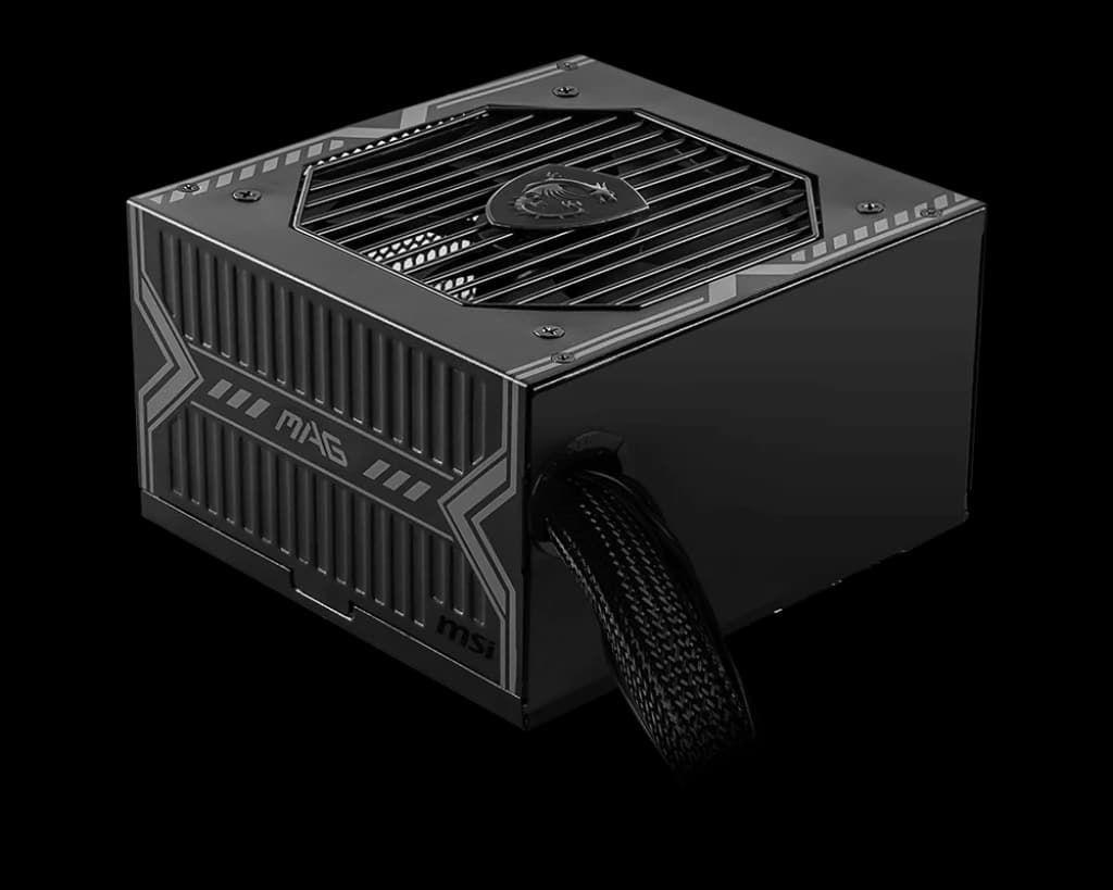 MSI MAG A750BN PCIE5 750W Power Supply — 80 PLUS Bronze Certified, ATX PSU, PCIe 5.0 12VHPWR Connector, Active PFC, 120mm Fan, Gaming PC Power Supply — thumbnail 3 of 5