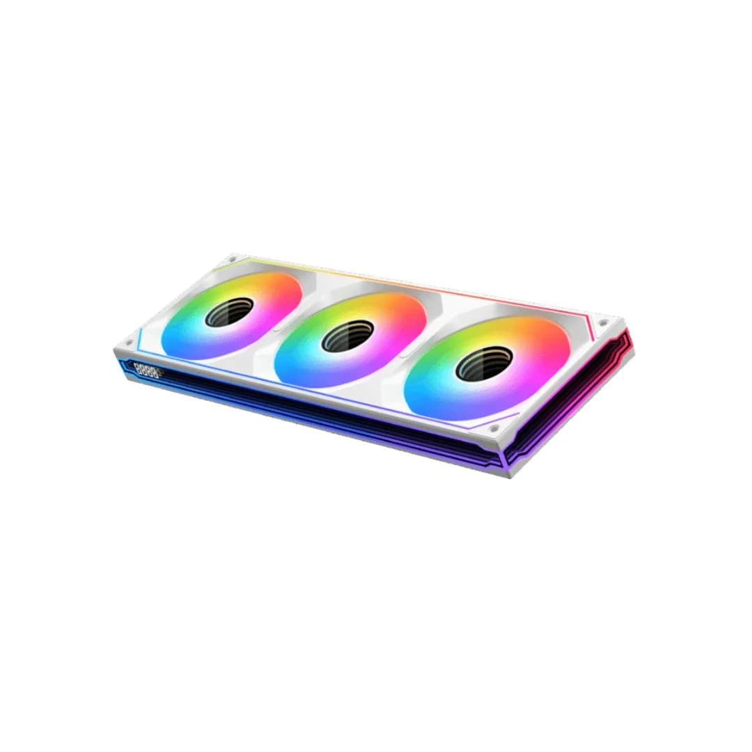 XIGMATEK INFINITY SF360 Digital Arctic 120mm 3-Fan Pack - White — thumbnail 4 of 5