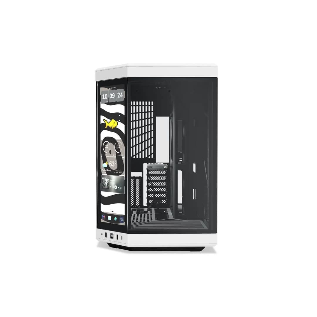 HYTE Y70 touch infinite Mid Tower ATX Case - Panda Black & White — thumbnail 3 of 6