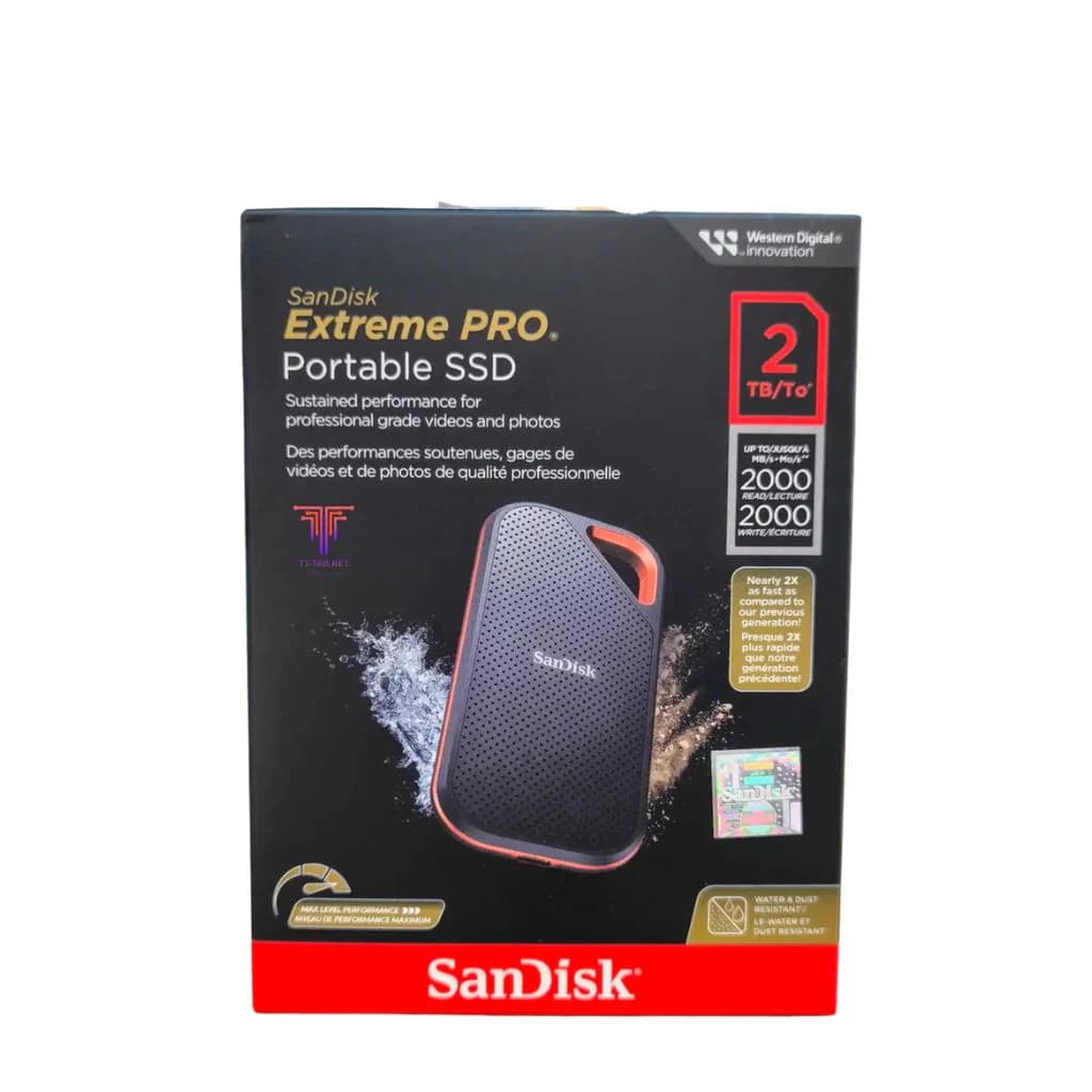 SanDisk E81 Extreme PRO Portable External SSD 2TB