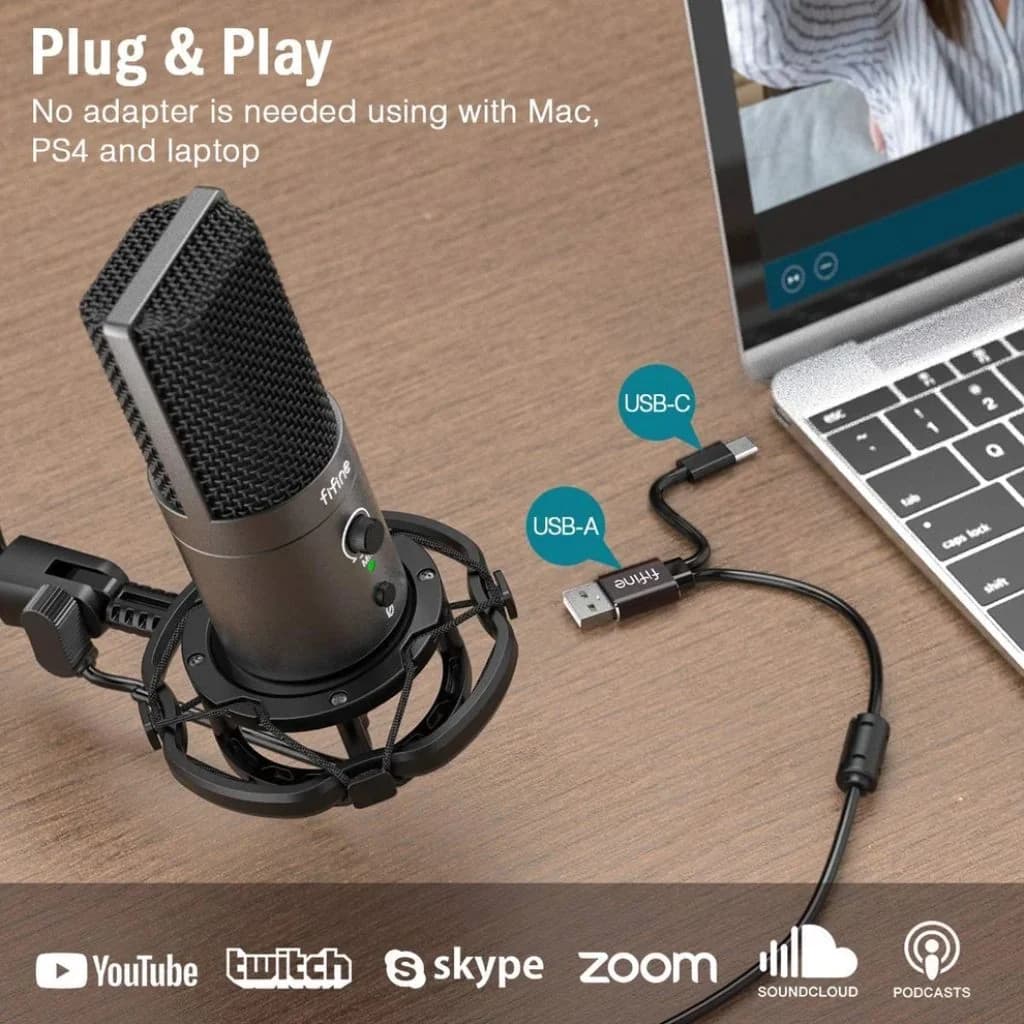 FIFINE T683 - USB Condenser Microphone — thumbnail 3 of 4