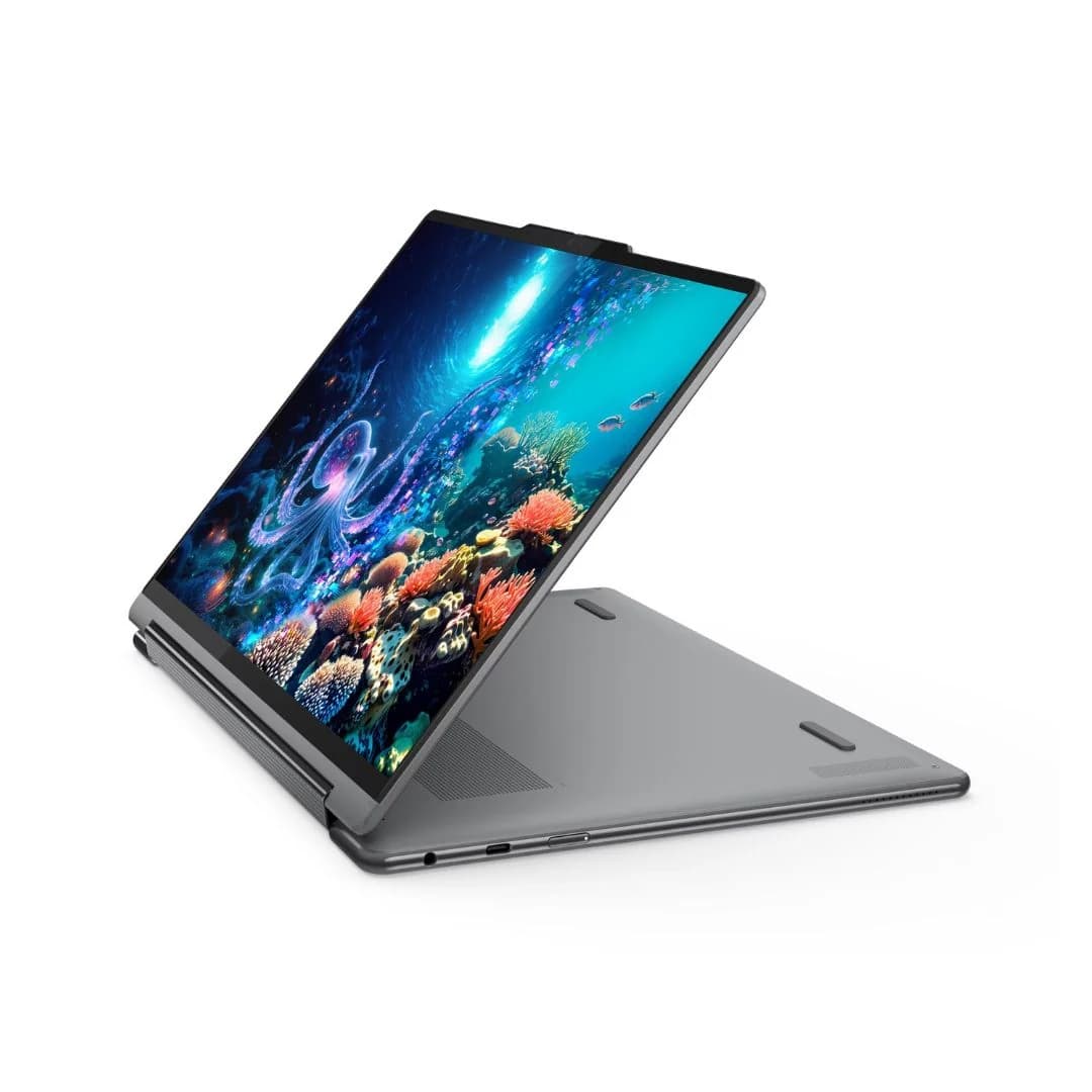 Lenovo Yoga 9 Aura Edition, Intel® Arc™ Graphics 140V, Intel Core Ultra 7-258V, RAM 32GB, SSD 1TB, 14 Inch WQXGA+ OLED 120Hz Touch, Luna Grey — thumbnail 4 of 9