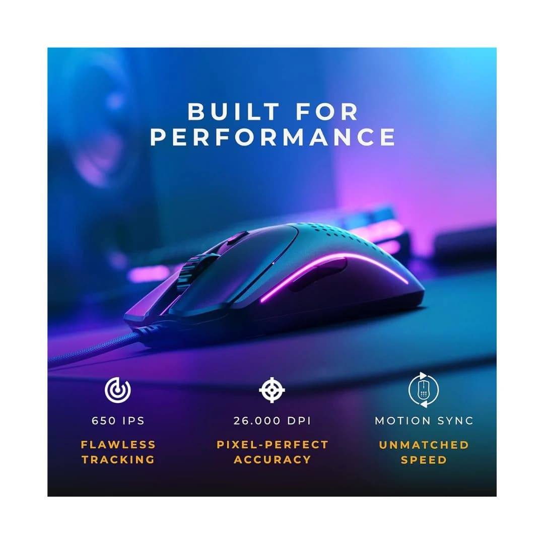 Glorious Gaming Model O2 Wired Gaming Mouse - Black — thumbnail 5 of 5