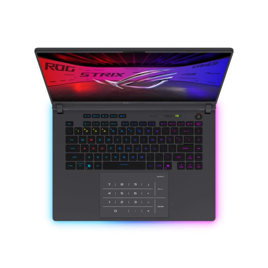 ASUS ROG Strix G16, RTX 5070 Ti 12GB, AMD Ryzen 9-8940HX, RAM 16GB, SSD 1TB, 16.0 Inch WUXGA 165Hz, Eclipse Gray — thumbnail 2 of 7